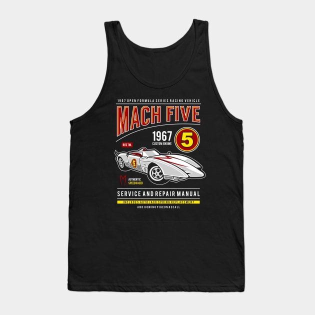 Mach 5 Tank Top by OniSide